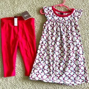 New with tags Tea Collection size 4 capris and tunic